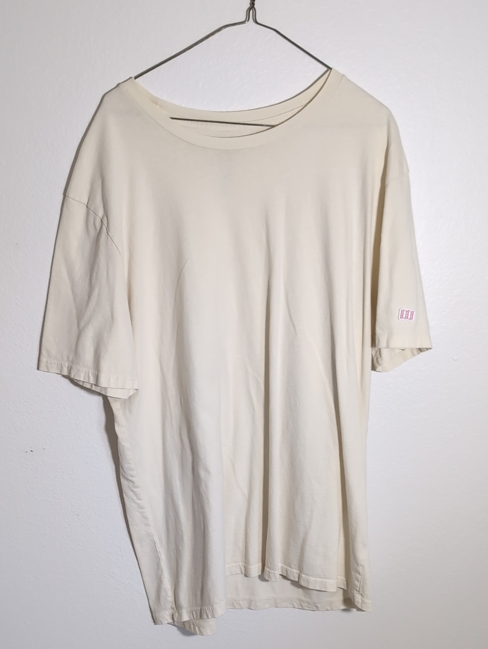 Topo Design Men's Cream Short-Sleeve Crewneck T-Shirt